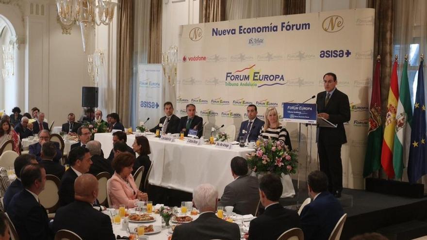 González de Lara, durante su intervención en el Fórum Europa.