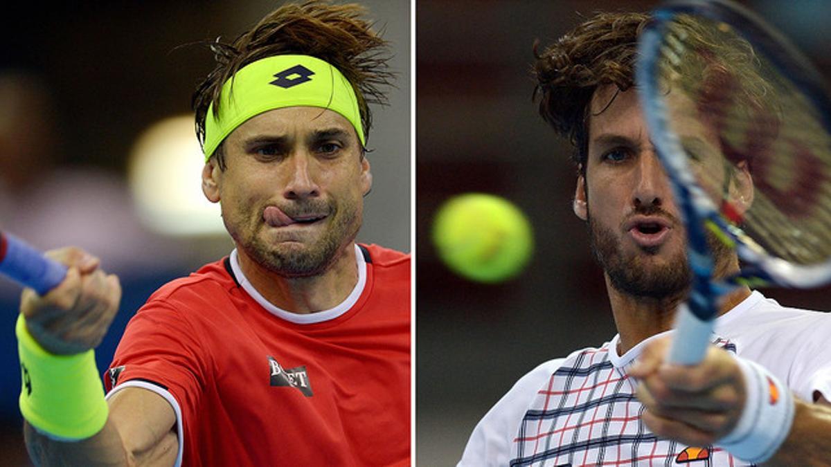 David Ferrer y Feliciano López, los finalistas del torneo de Kuala Lumpur