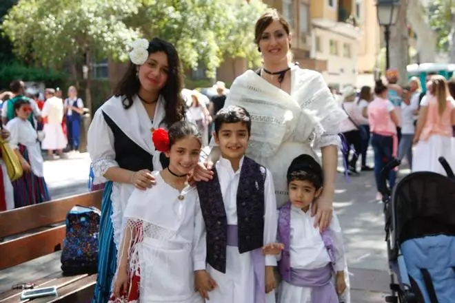 Los huertanos abarrotan el paseo Alfonso X el Sabio