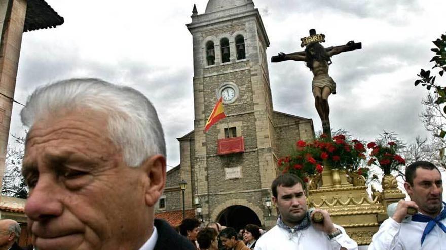 La procesión del Socorro, en una imagen de archivo.