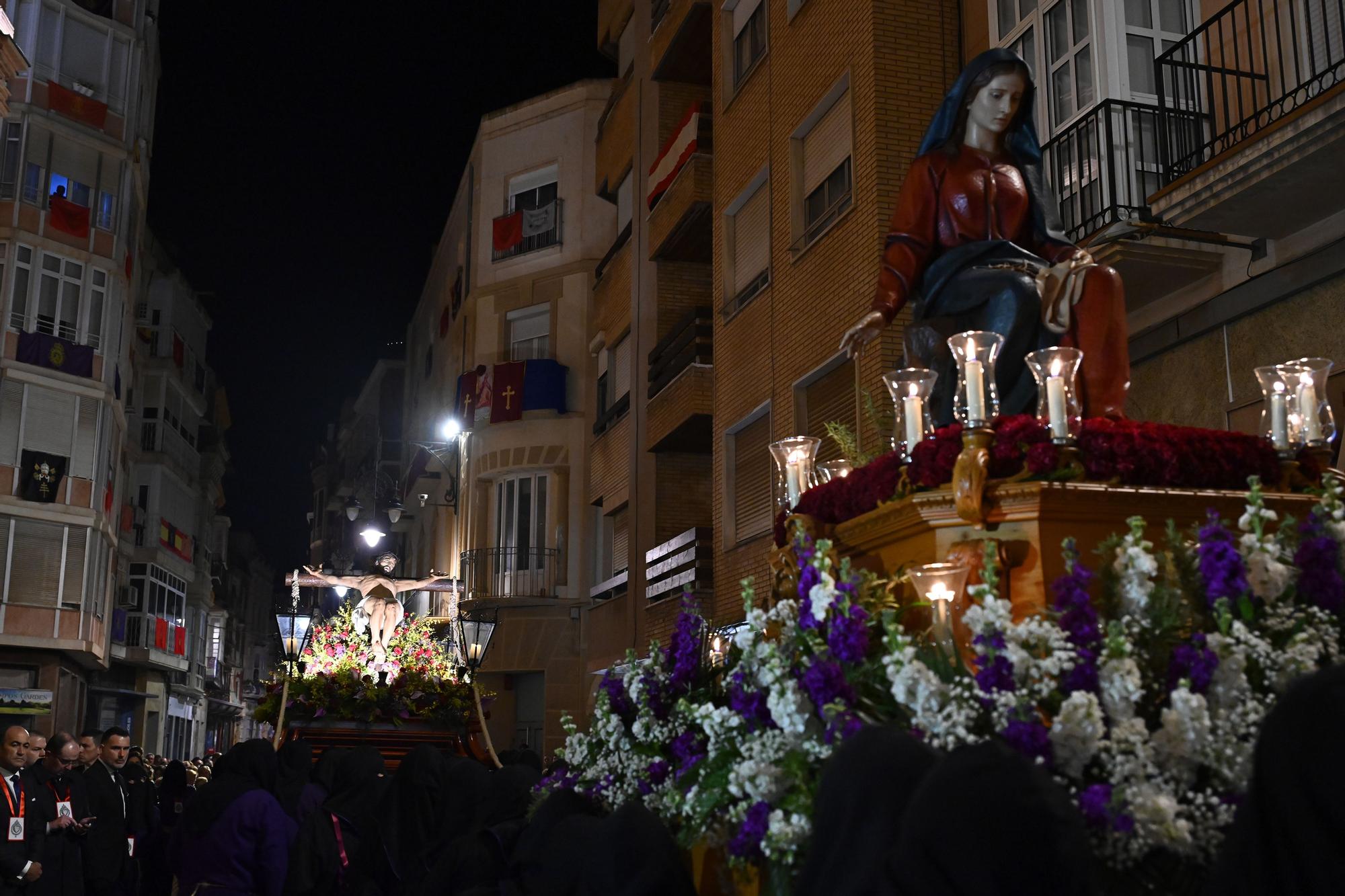 Viacrucis penitencial del Cristo del Socorro en Cartagena