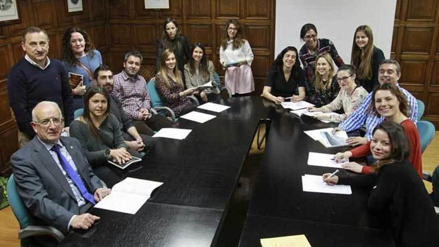 Miembros del equipo investigador de la Universidad de Oviedo.