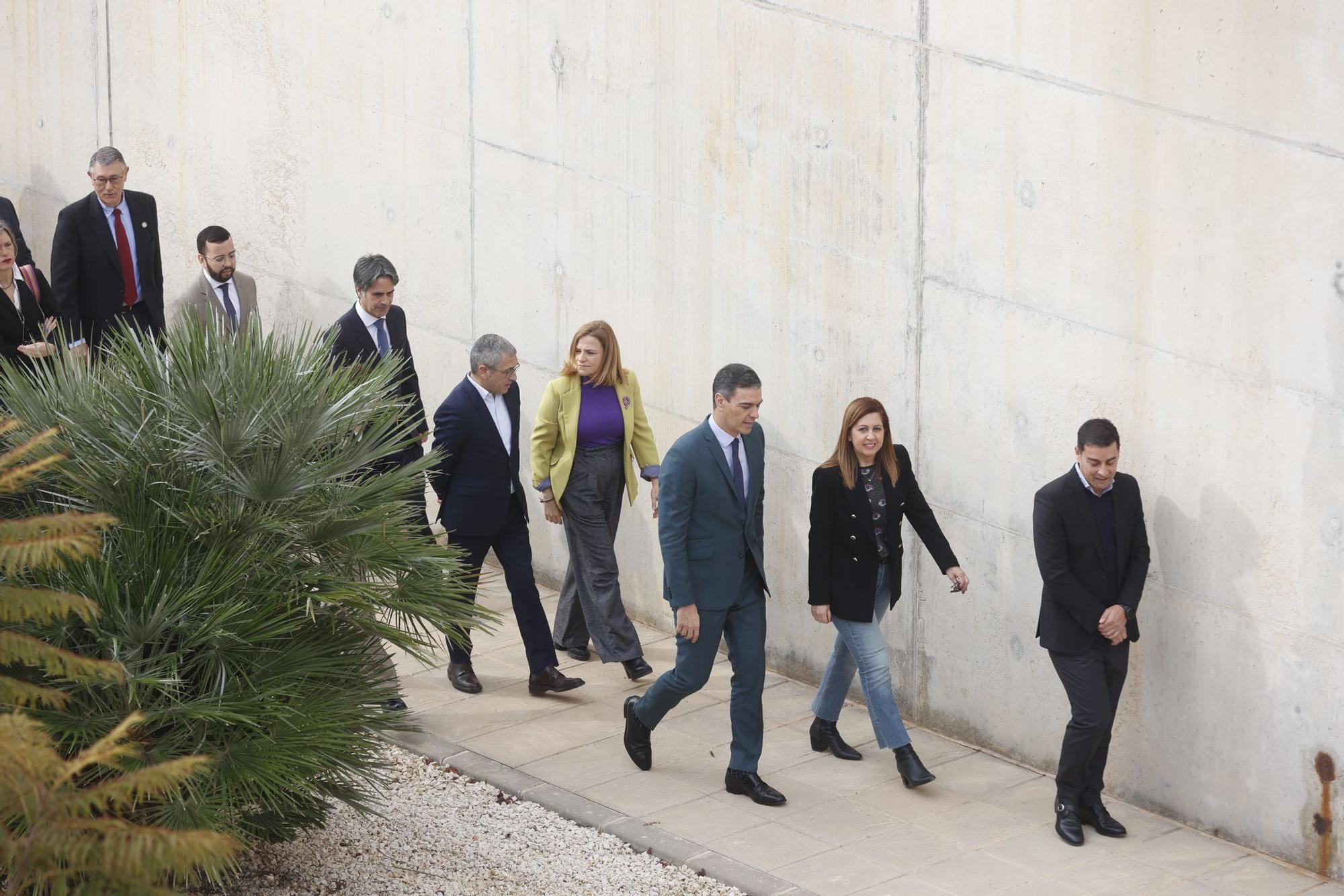 Pedro Sánchez visita la desalinizadora de Torrevieja