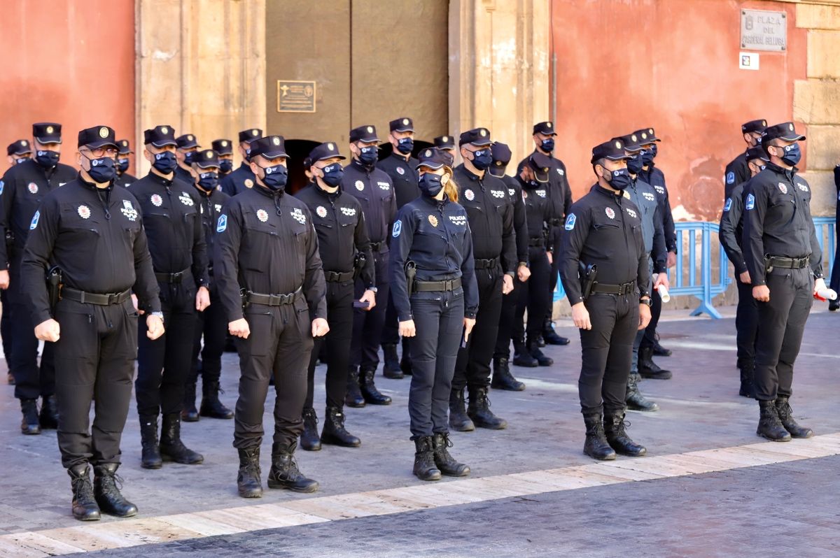 La Policía Local de Murcia celebra en Belluga los actos de su patrón, San Patricio