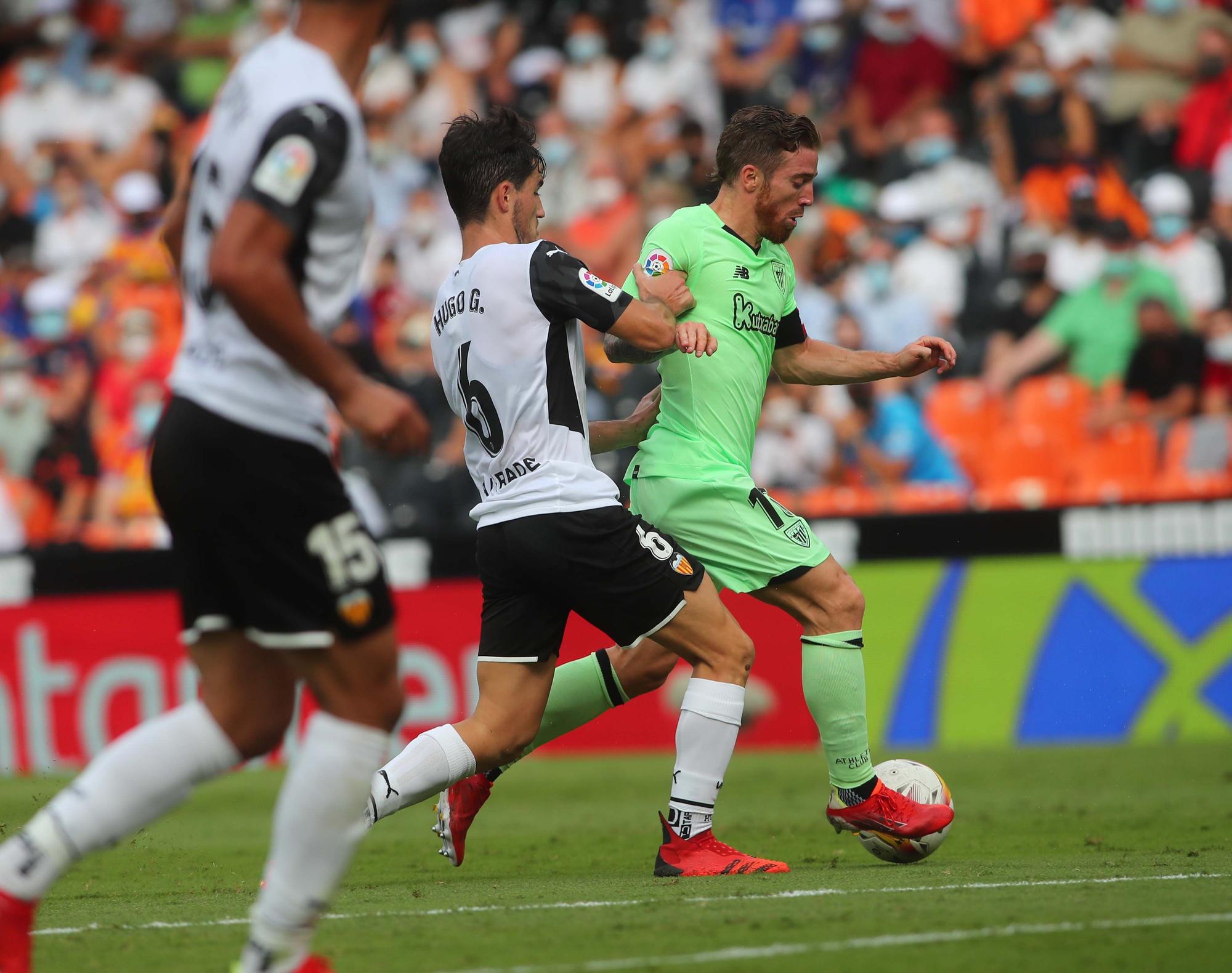 Partido de Liga entre el Valencia CF y el Athletic de Bilbao