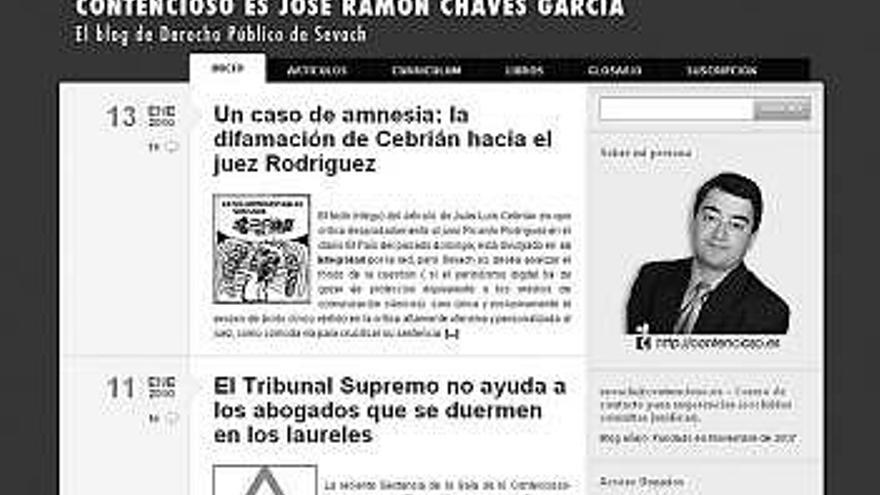 Blog del juez José Ramón Chaves.