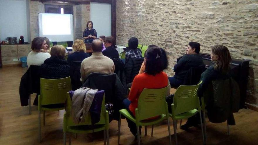 Participantes en el curso organizado por la Diputación en Puebla de Sanabria.