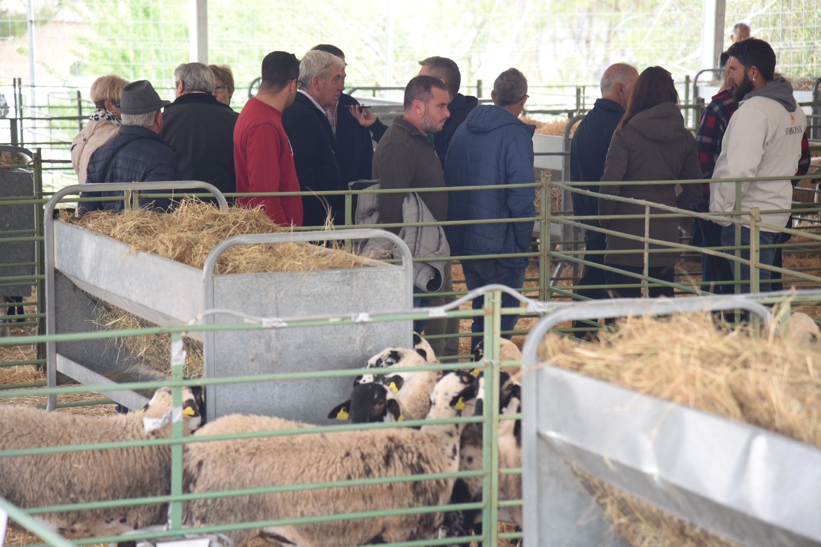 La Fira de Sant Isidre de Solsona obre amb ambient, però pendent del cel