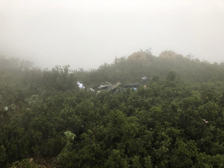 Fallecen dos personas al estrellarse una avioneta en Pedreguer