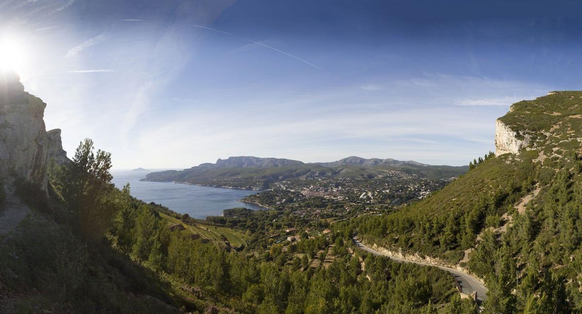 Vista panorámica de Cassis