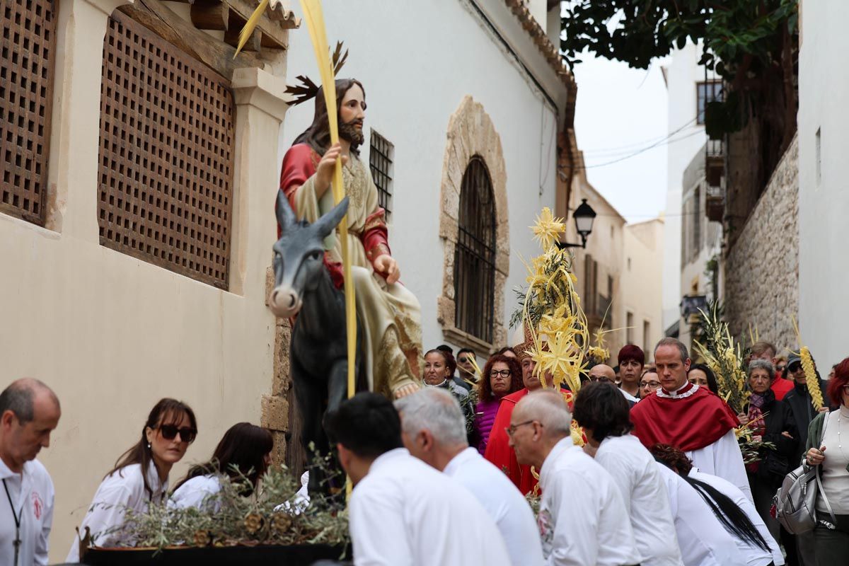 Todas las imágenes de la procesión de la Borriquita en Ibiza