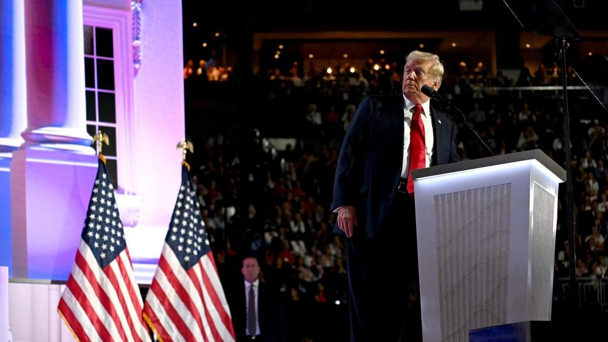 Donald Trump, en un acto del Partido Republicano estadounidense.