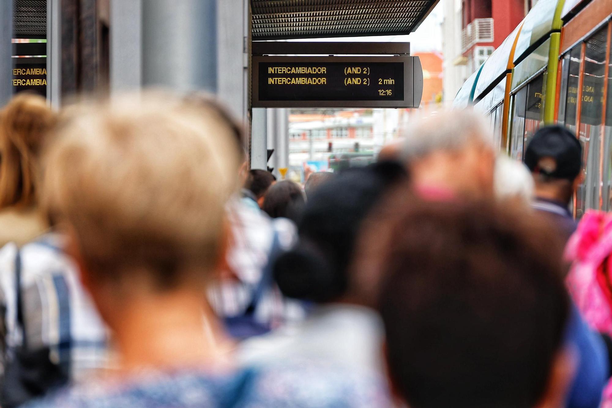 Paralización del servicio del tranvía de Tenerife