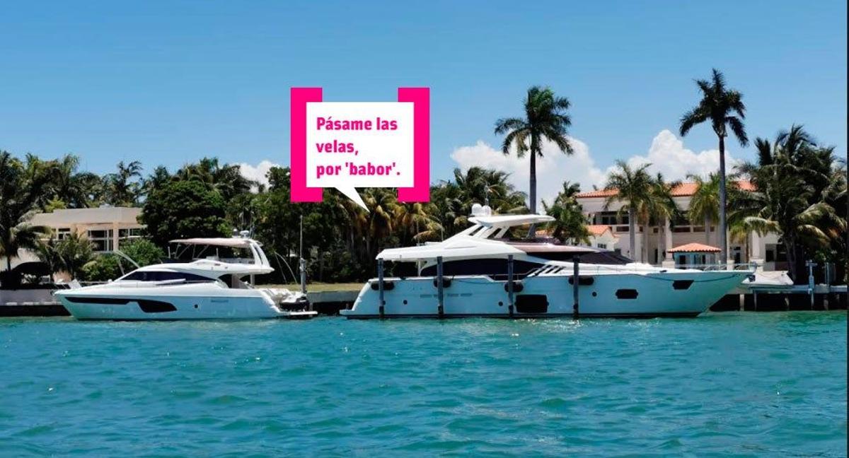 Los barcos que tienen los Beckham en Miami.