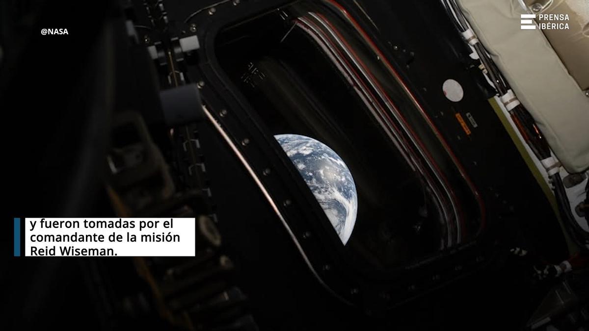 Así son las primeras fotografías de la misión Artemis II a la Tierra