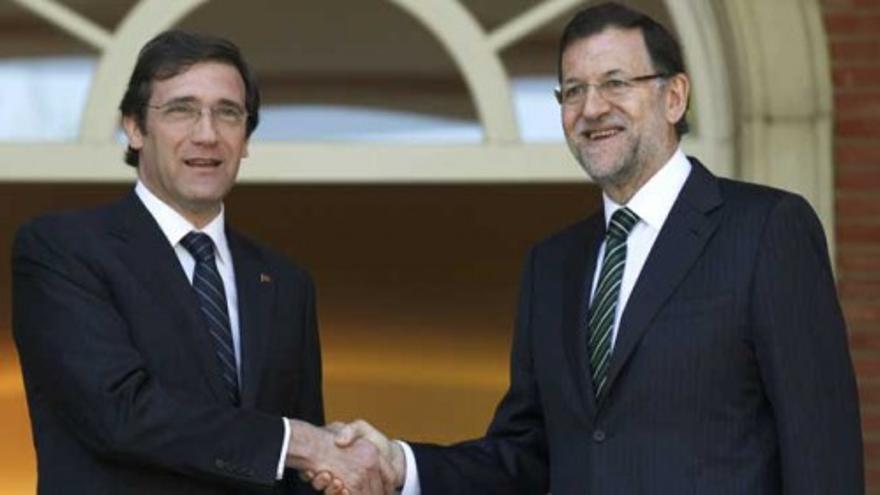 Rajoy y Passos Coelho se reúnen en La Moncloa