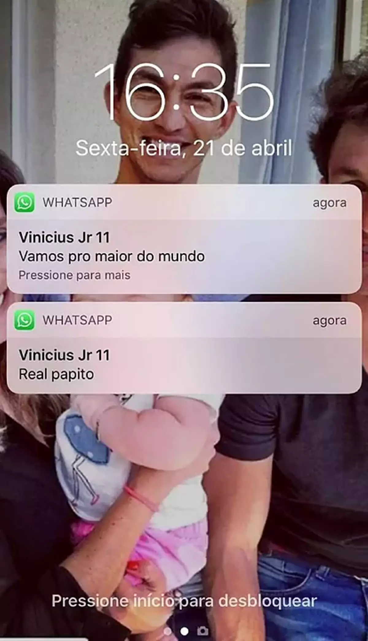 Vinicius chat Whatsapp