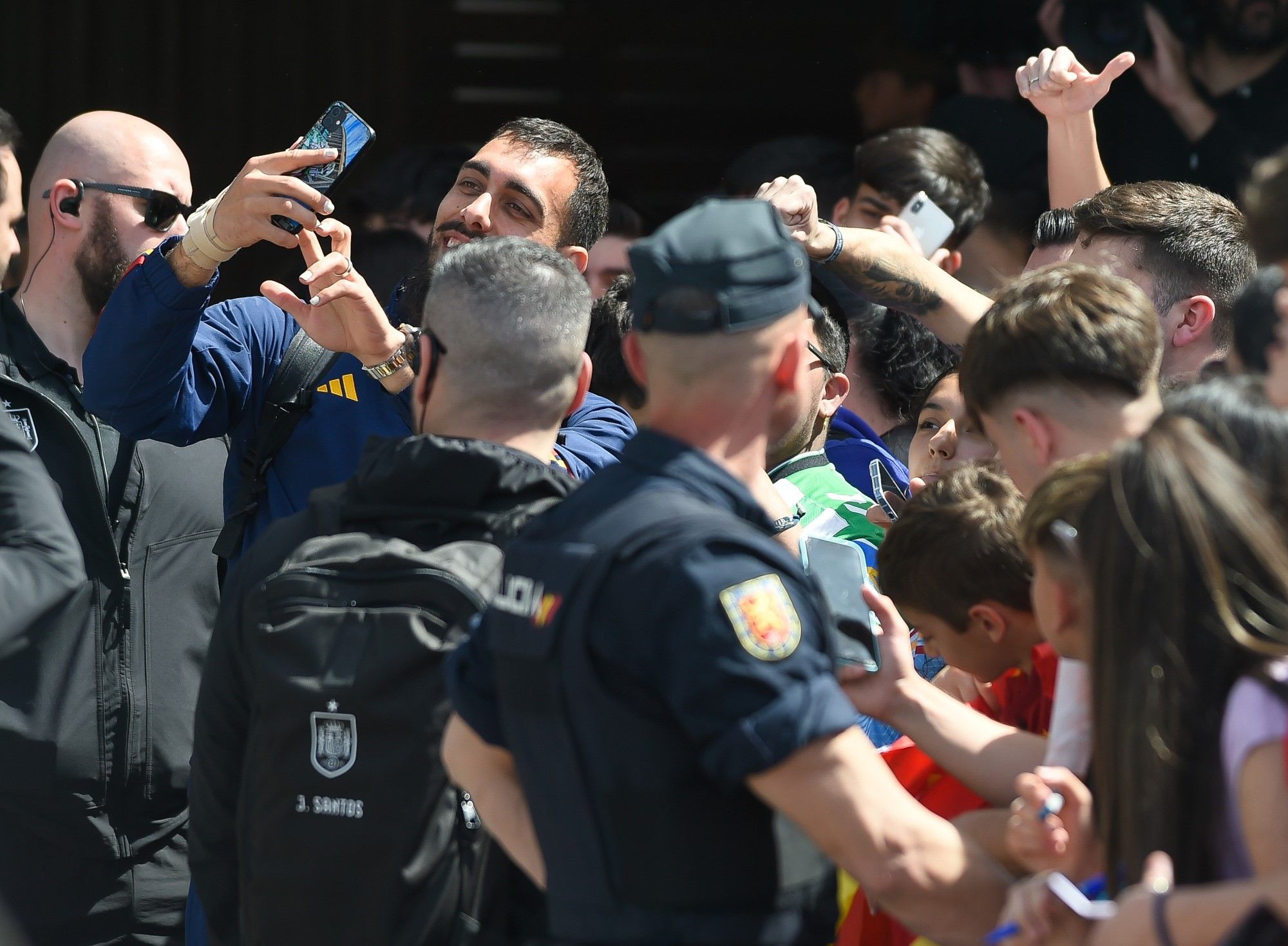 La Selección Española de fútbol llega a Málaga