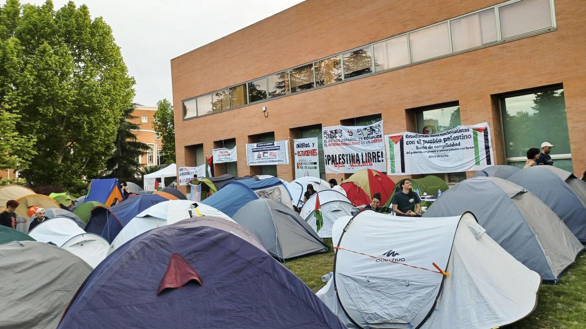 Acampada pro Palestina de la Universidad Complutense de Madrid,