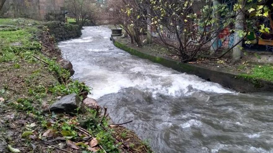 El río Gafos se desboca tras las lluvias de noviembre