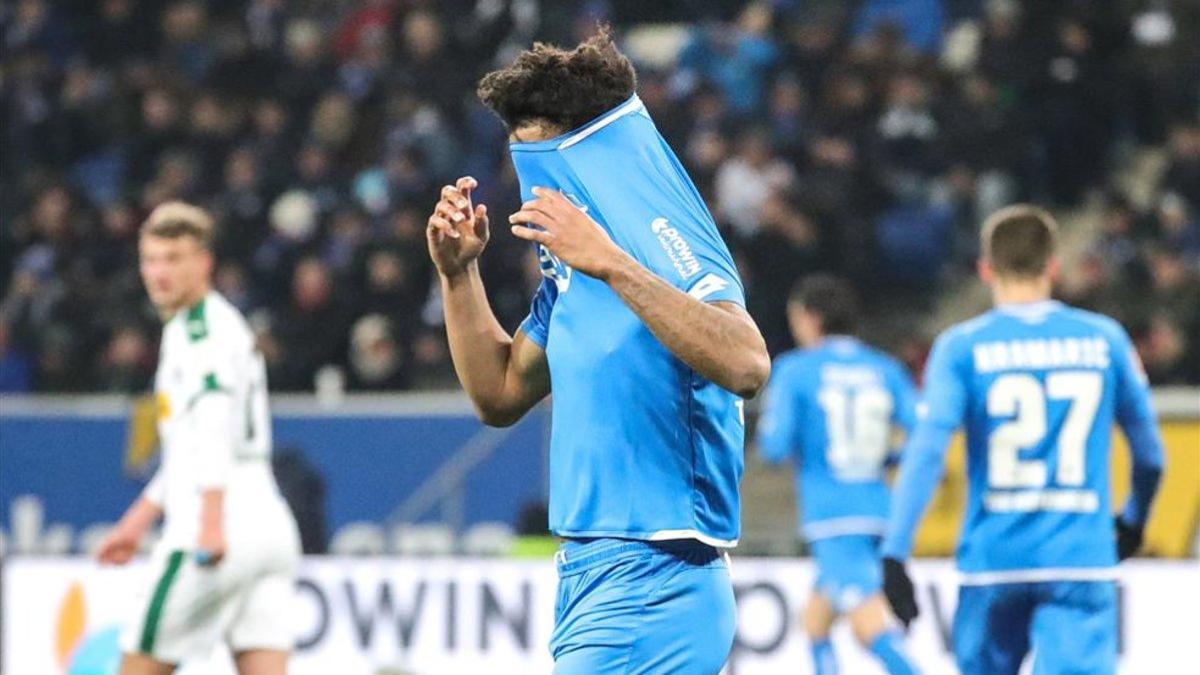 La frustración de los jugadores del Hoffenheim fue constante