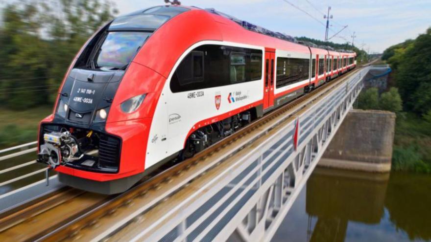 Uno de los trenes de Pesa. | Pesa