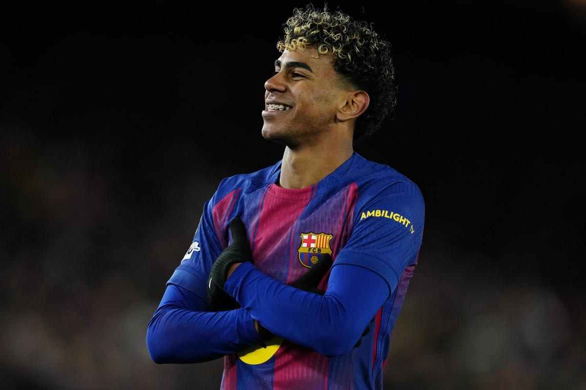 Lamine fue un espectaculo en el Spotify Camp Nou