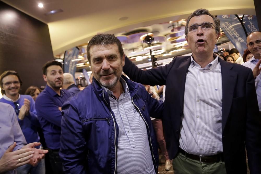 Así se vivió la noche electoral en el PP