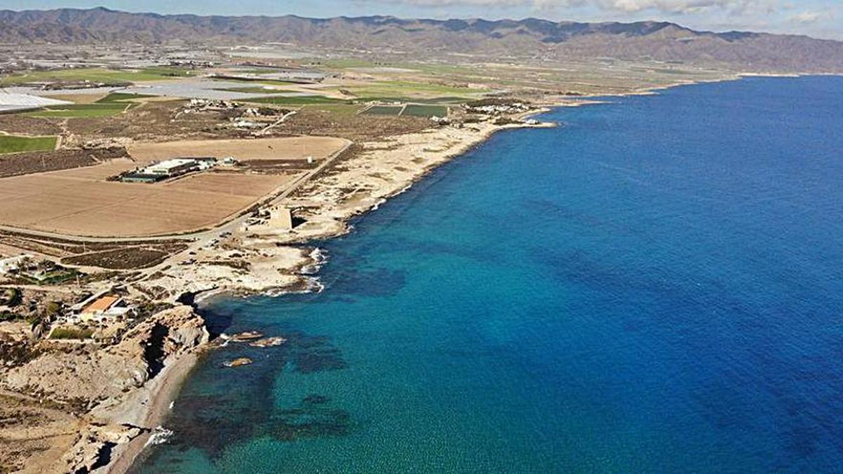 Imagen aérea de la Marina de Cope.