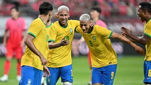 Neymar celebra su tanto