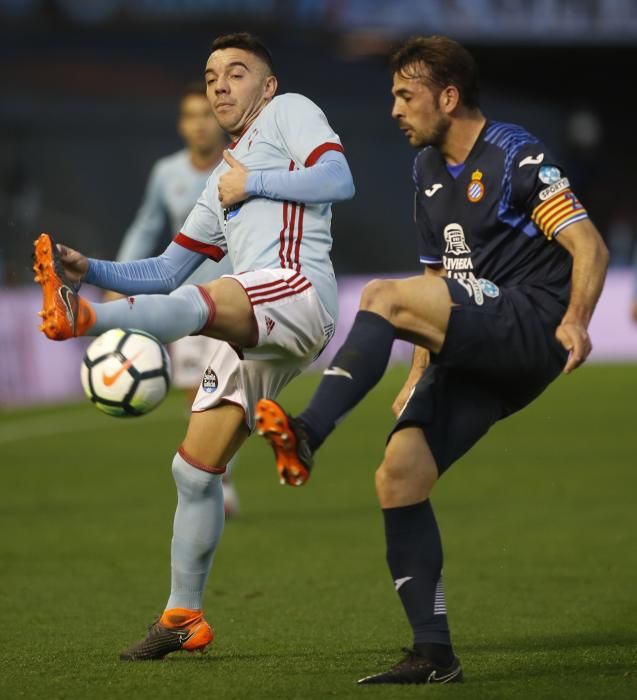 Las mejores fotos del empate entre el Celta y el Espanyol en la jornada 23 en Balaídos.