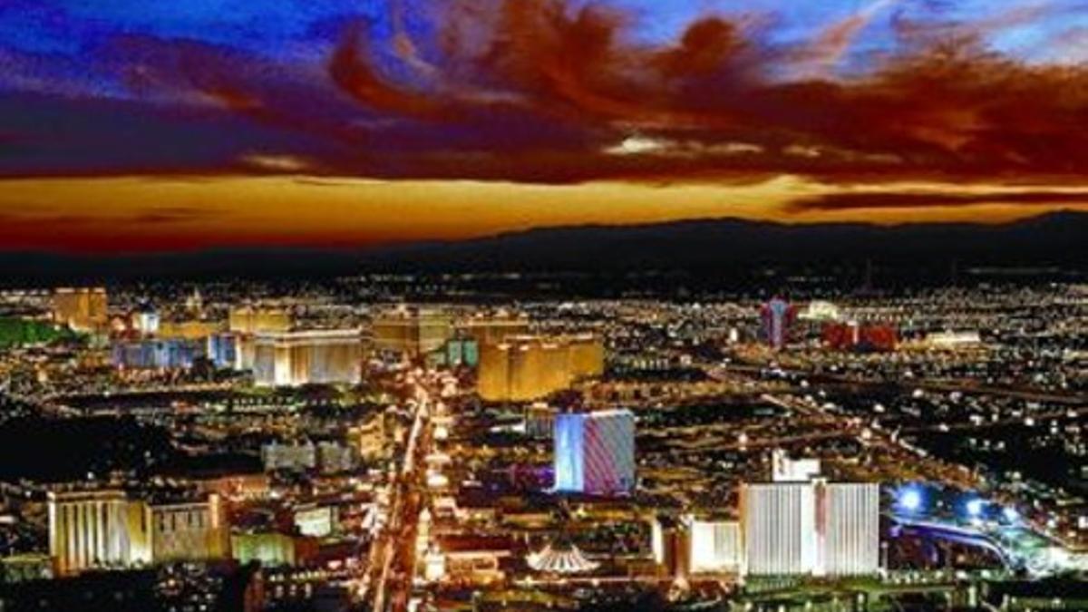Panorámica de la ciudad norteamericana de Las Vegas.