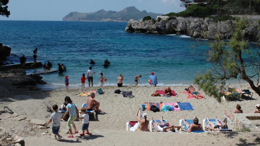 La playa de Cala Gat.