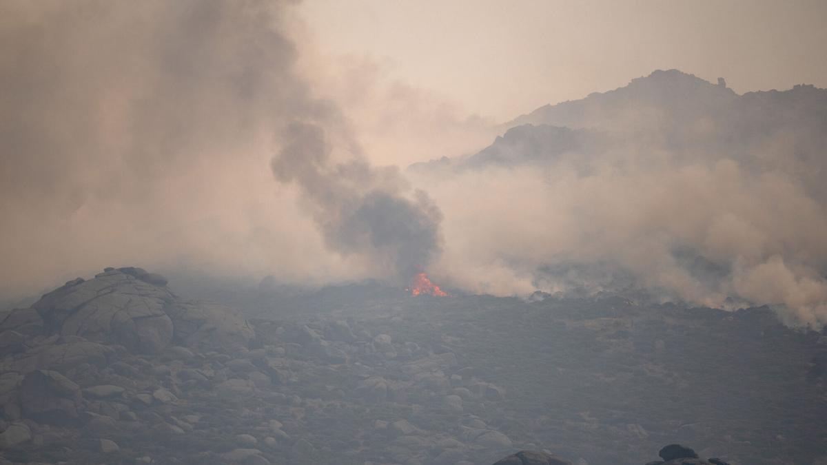 Una máquina contratada por los ganaderos de Ávila que no podía operar por riesgo de incendio, en el origen del mayor fuego de España