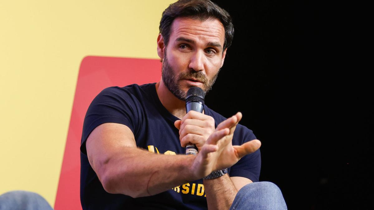 Saúl Craviotto, durante su intervención en Sports Summit Madrid 2025.