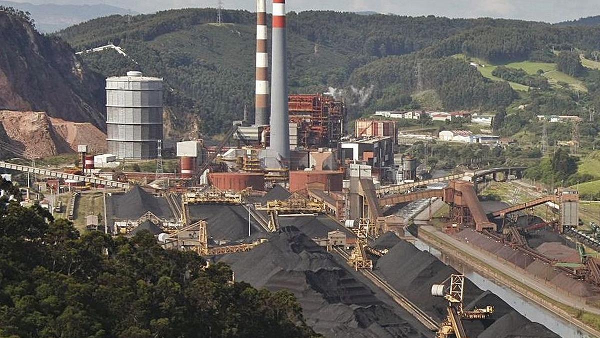 La central térmica de Aboño, en Asturias, en una imagen de archivo.