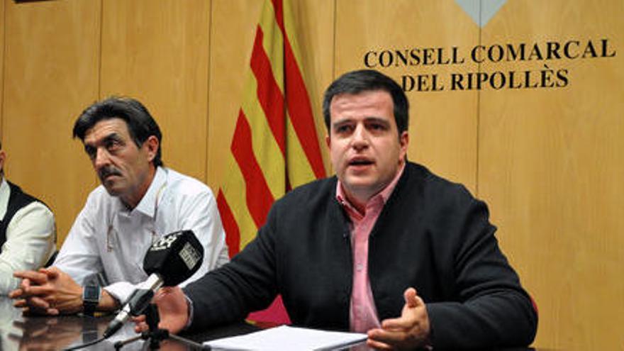Joan Manso deixa la presidència del Consell Comarcal del Ripollès