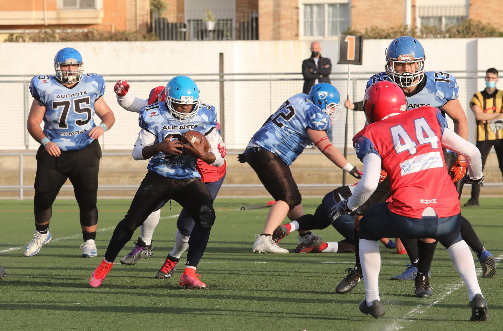 Valencia Giants contra Alicante Sharks de LNFA Serie B