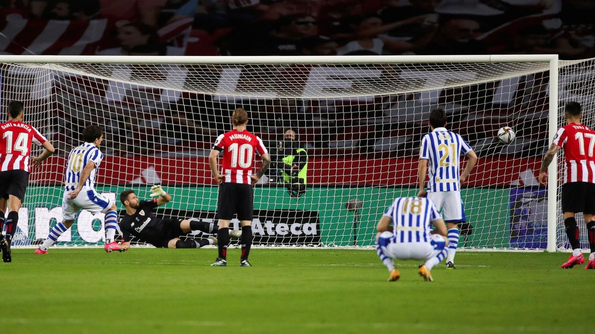 El gol de Oyarzabal que dio la Copa a la Real Sociedad.