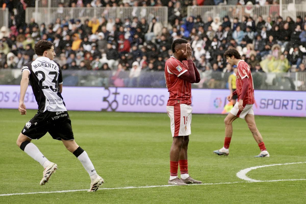 EN IMÁGENES: El Sporting se enfrenta al Burgos en El Plantío