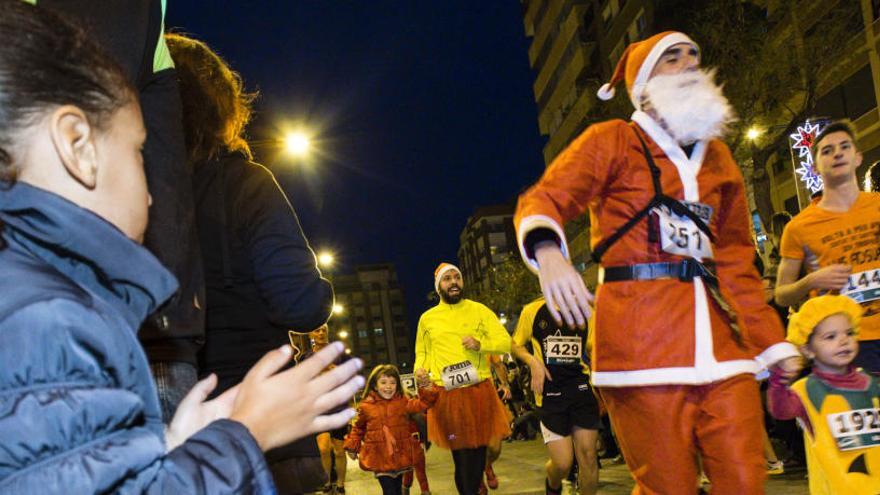 Una carrera de San Silvestre.