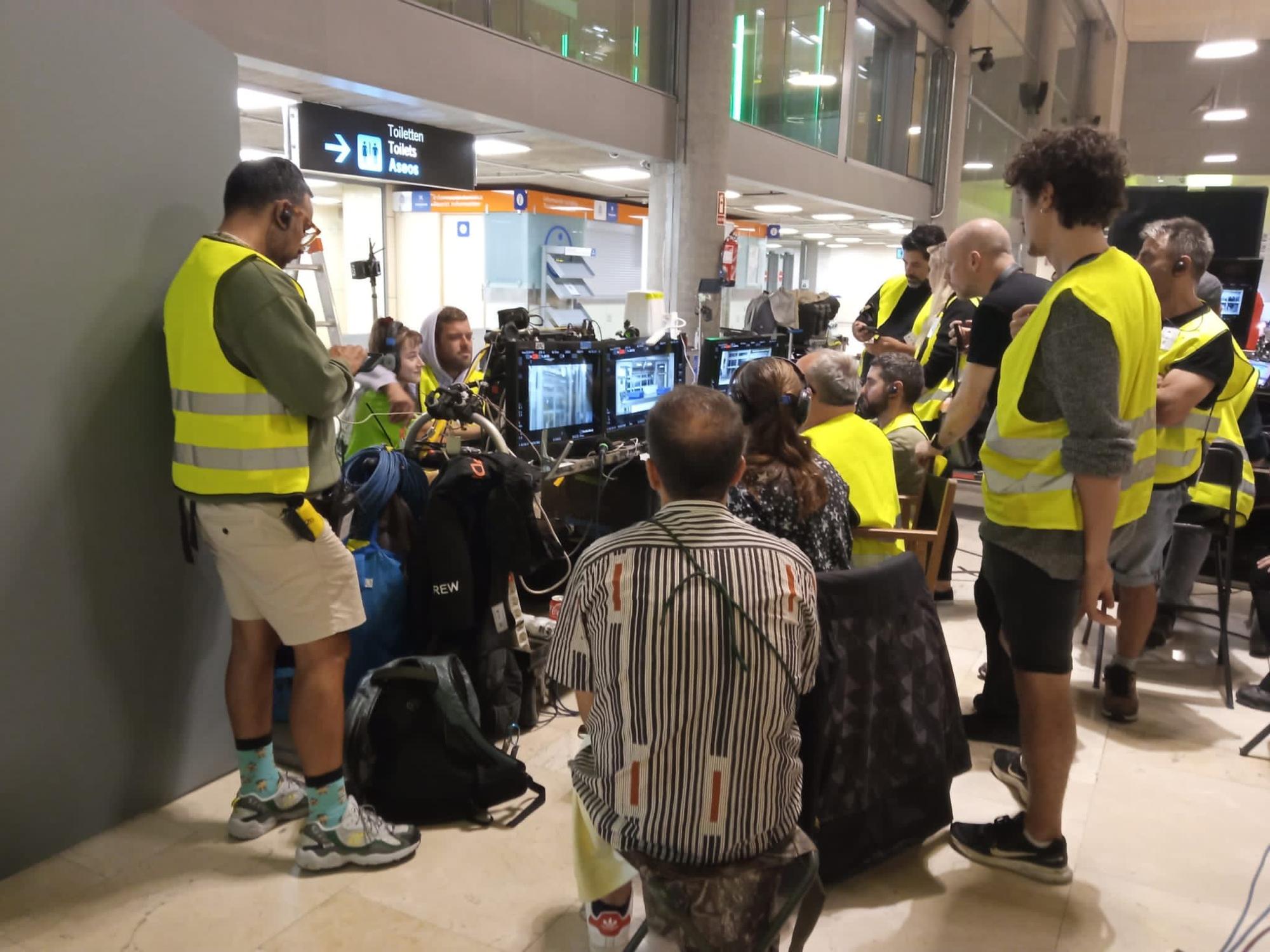 Rodaje de '30 monedas' en Tenerife Norte