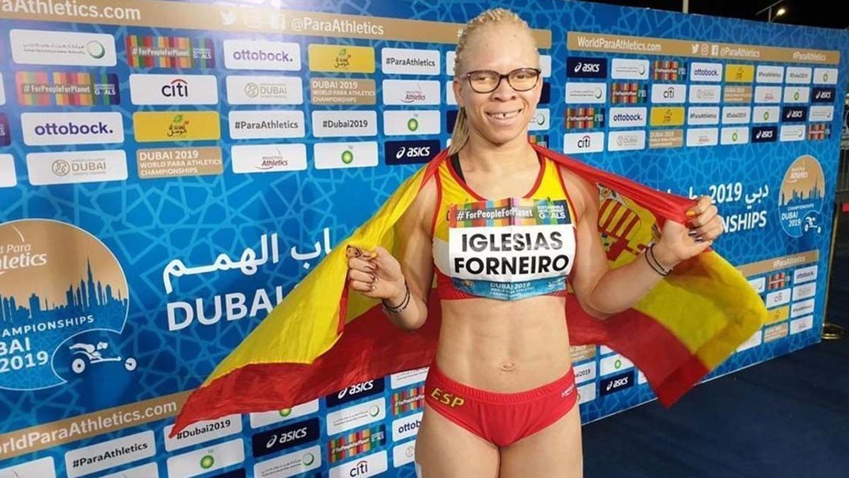 Adiaratou Iglesias durante el Mundial de Catar.