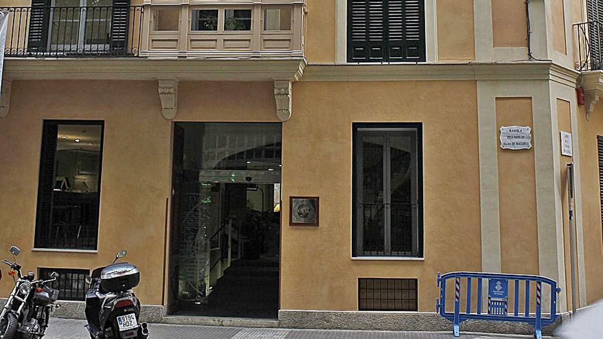 Sede del Colegio de Abogados de Baleares, en Palma.