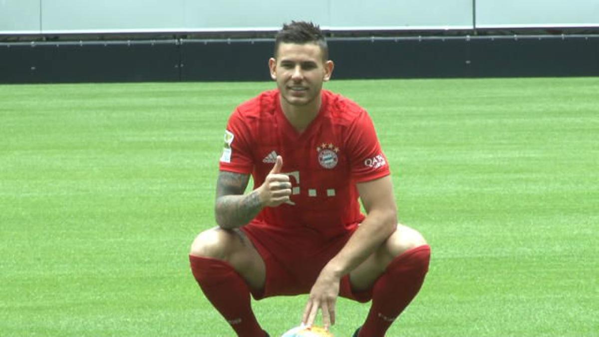 Lucas Hernández ha sido presentado por el Bayern de Múnich