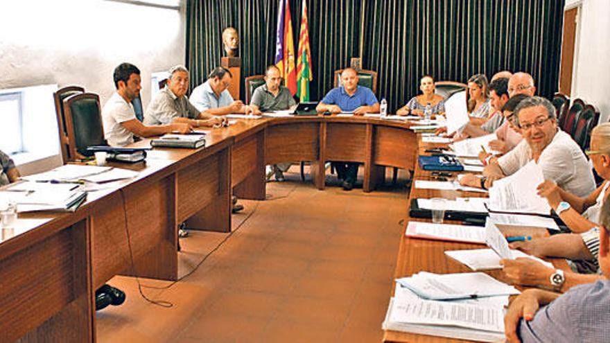 El pleno del ayuntamiento de sa Pobla.