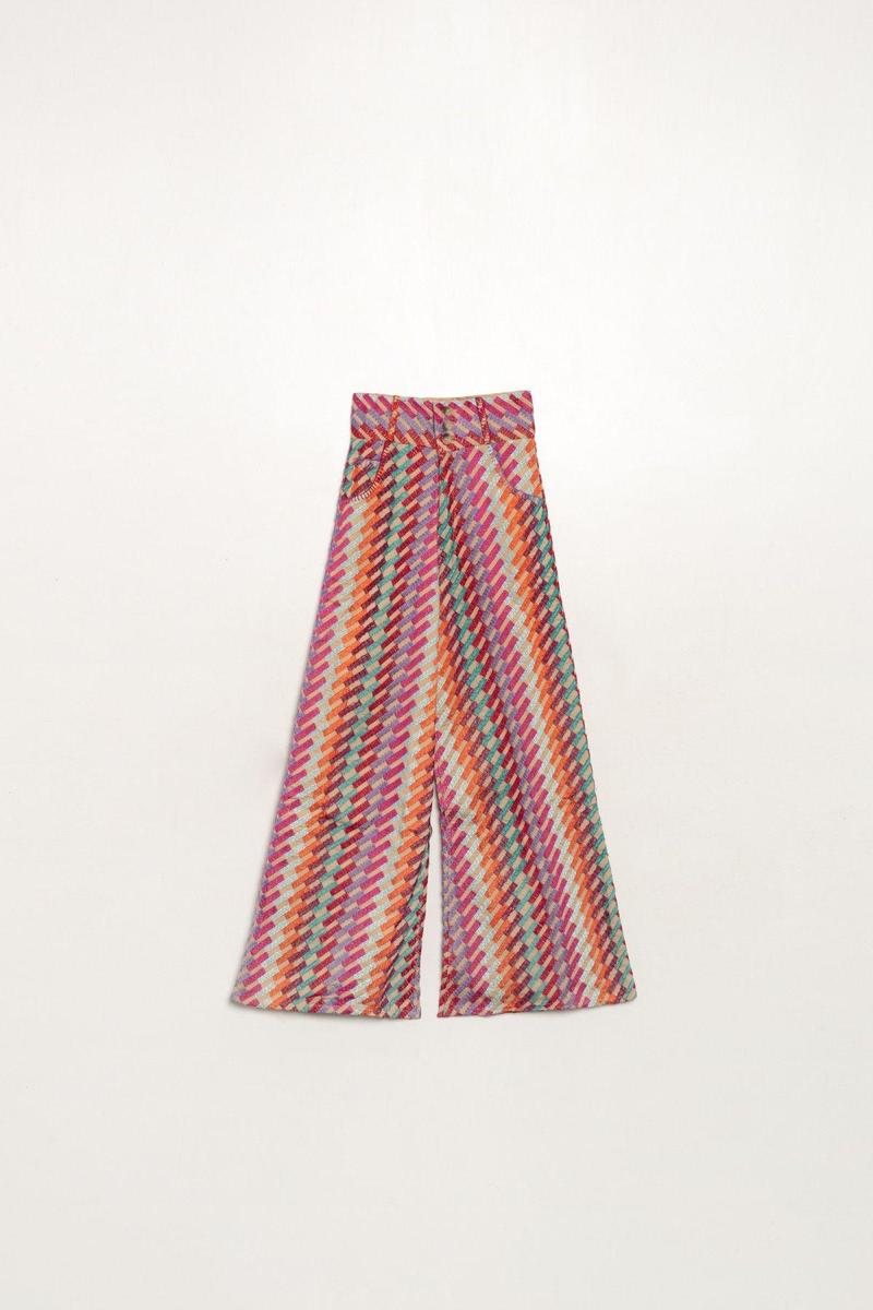 Pantalones bordados de colores de Michonet