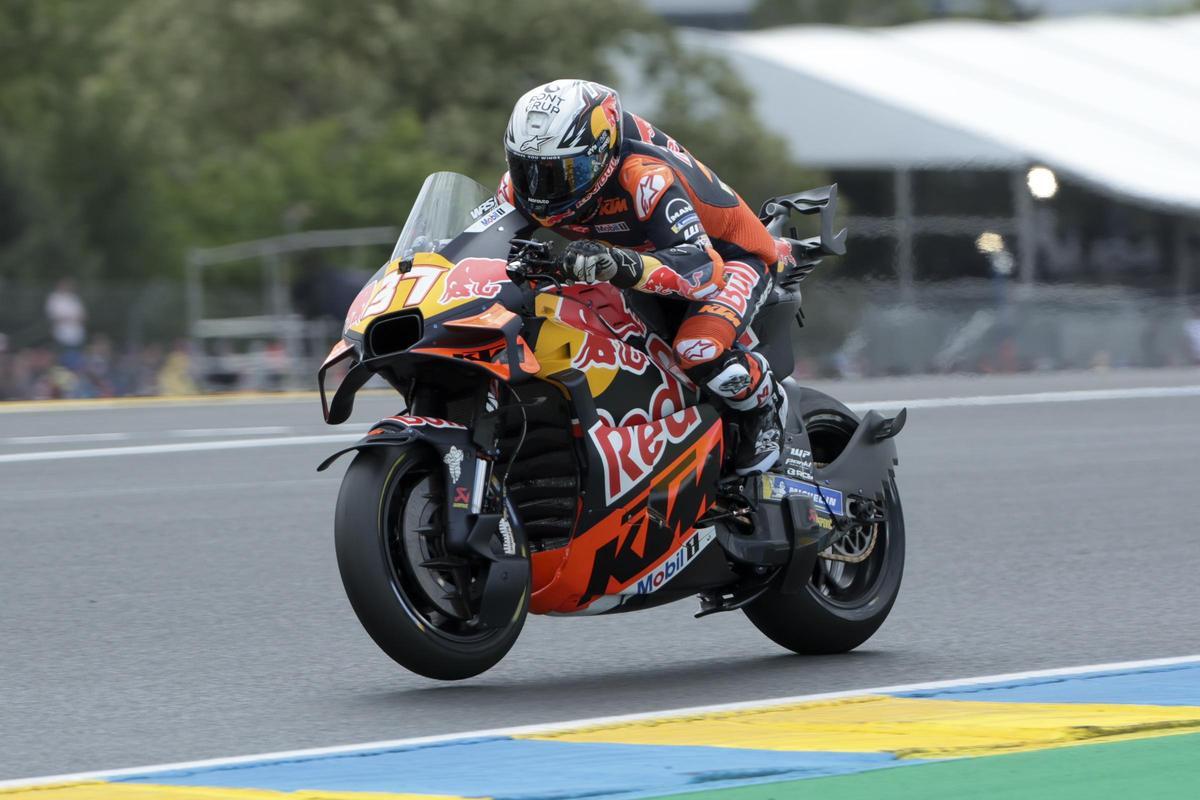 Pedro Acosta, durante el Gran Premio de Francia