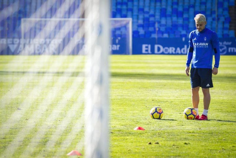 Entrenamiento de puertas abiertas del Real Zaragoza