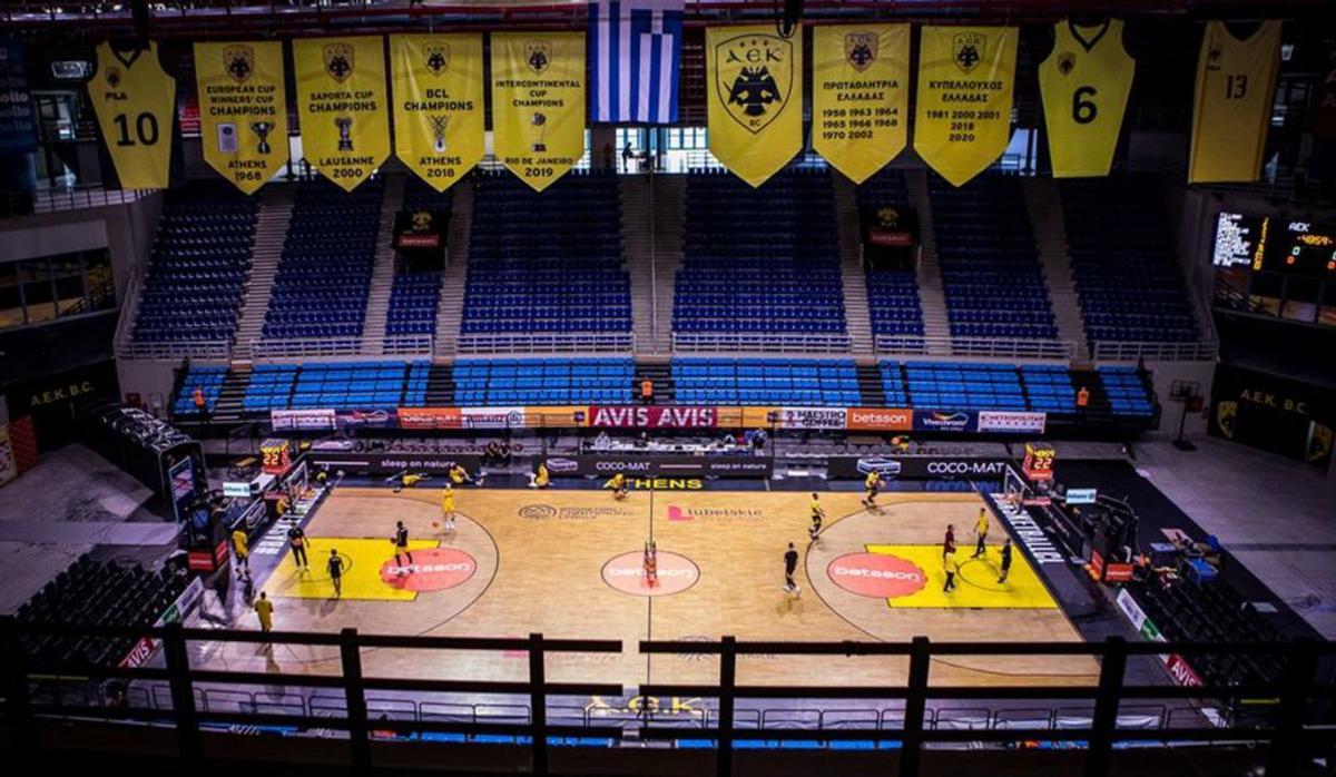 Imagen del Ano Liosia, pabellón del AEK.  | FIBA CHAMPIONS LEAGUE